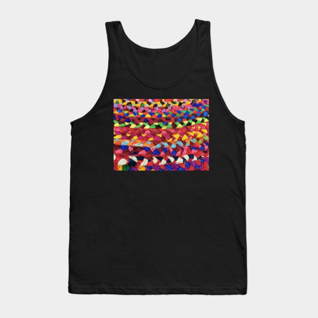 PRIMARY COLOURS - TRADITIONAL CIRCULAR RUG Tank Top by mister-john